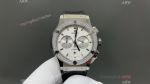 Hublot Classic Fusion 45mm 316L Steel 7750 Chrongraph Movement White Face Diamond Bezel Watch